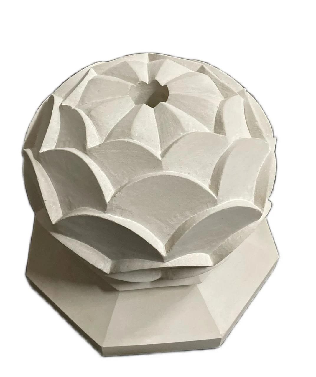 Parasol base, lotus &mdash; sandstone